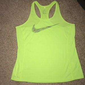 Nike dri-fit women’s running tank top size L.